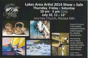 Kathy Braud joins Lakes Area Artists in a Fine Art Sale in Nisswa, MN